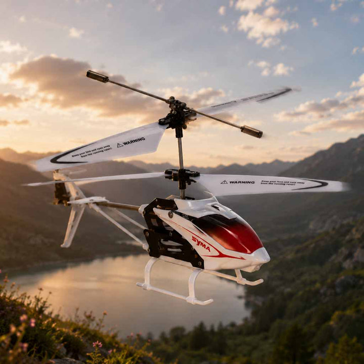 SYMA S5 3CH RC helikopter hvid