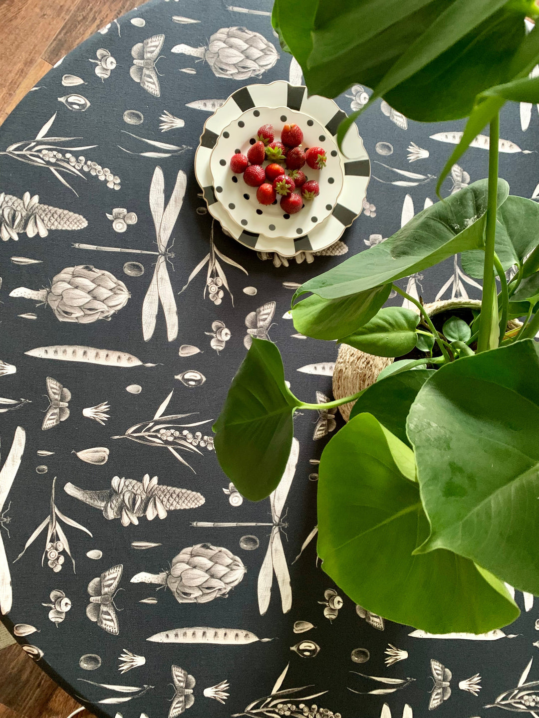 Rund dug i 100% bomuld, Seeds Carbon kollektion