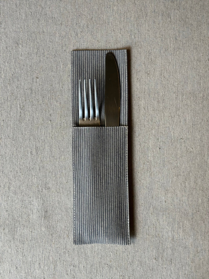 Bestikholder, genanvendt bomuld, med print, Nord 2 kollektion