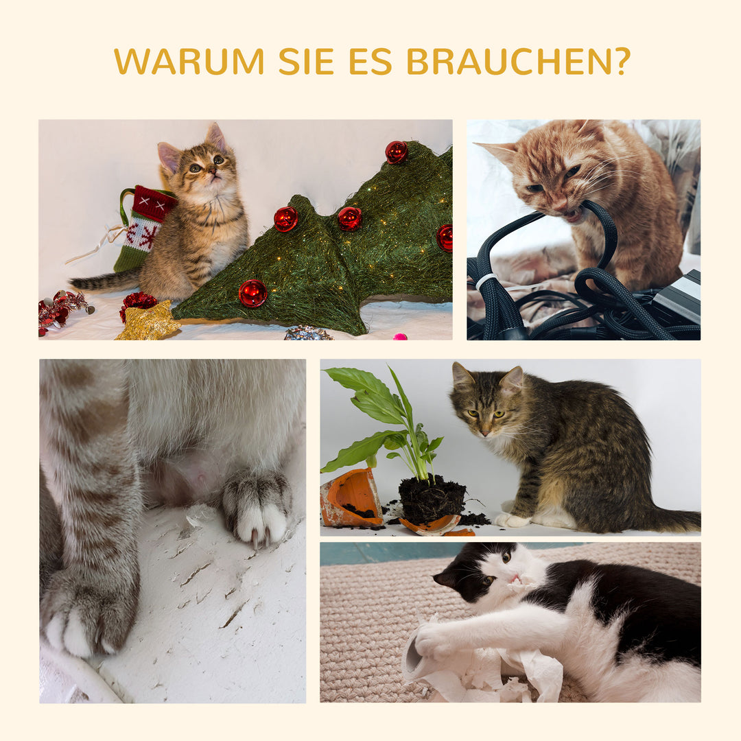 Kradsetræ 83 cm lille kradsetræ til katte med sisalstolper, kradsetræ til katte, klatretræ til katte, kradsetræ til kattemøbler, legetræ til små katte, mørkegrå