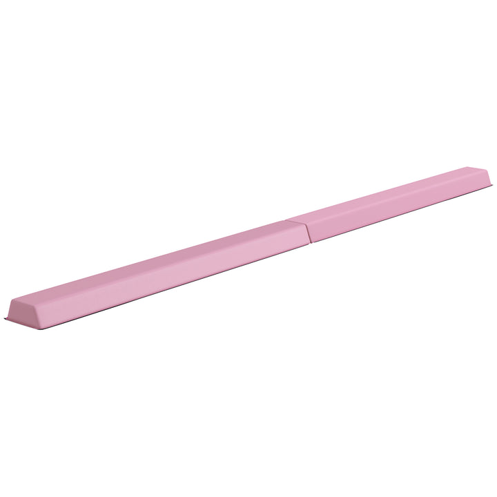 236 cm foldbar balancebom til teenagere 80 kg lyserød