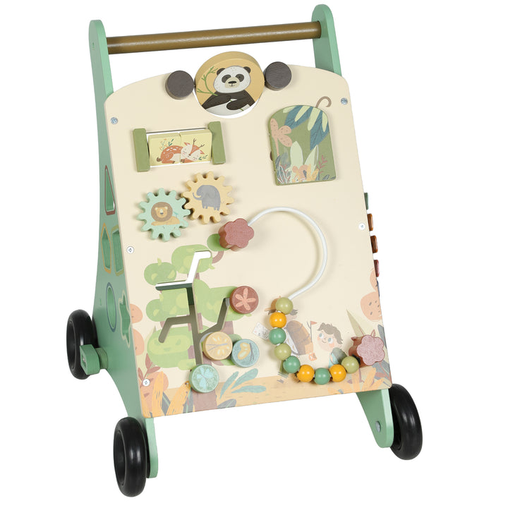 Træ Montessori Walker xylofon Grøn