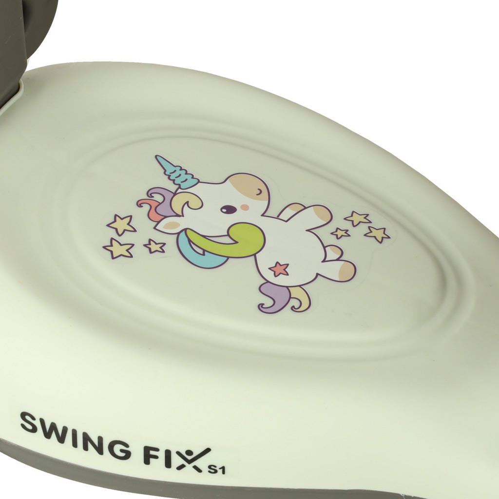 LED Swing FIX S1 gravitationsscooter med håndtag grå maks. 65 kg