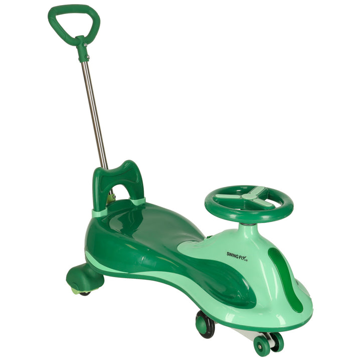 LED Swing FIX S2 gravitationsscooter med håndtag grøn maks. 100 kg