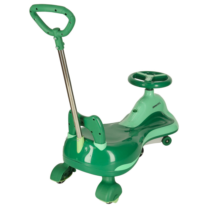 LED Swing FIX S2 gravitationsscooter med håndtag grøn maks. 100 kg