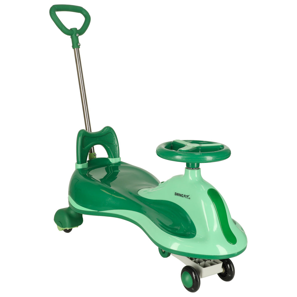 LED Swing FIX S2 gravitationsscooter med håndtag grøn maks. 100 kg