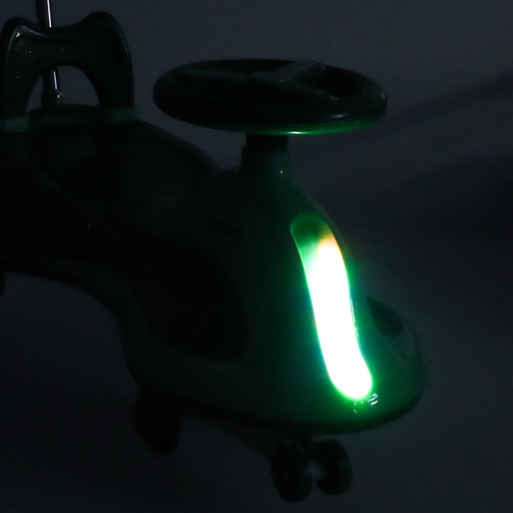 LED Swing FIX S2 gravitationsscooter med håndtag grøn maks. 100 kg