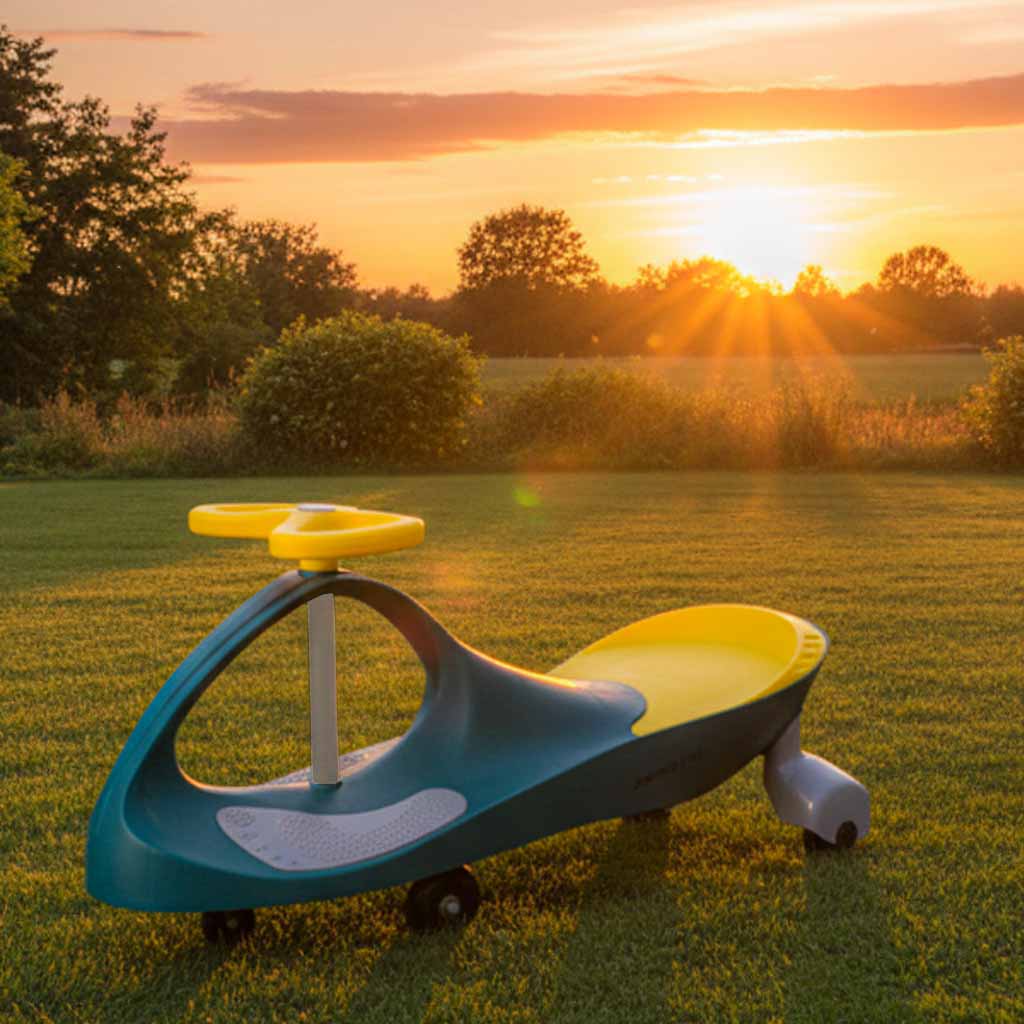 Gravity ride lysende hjul LED grøn gul