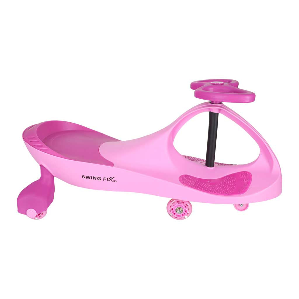 Gravity ride lysende LED-hjul i lyserød