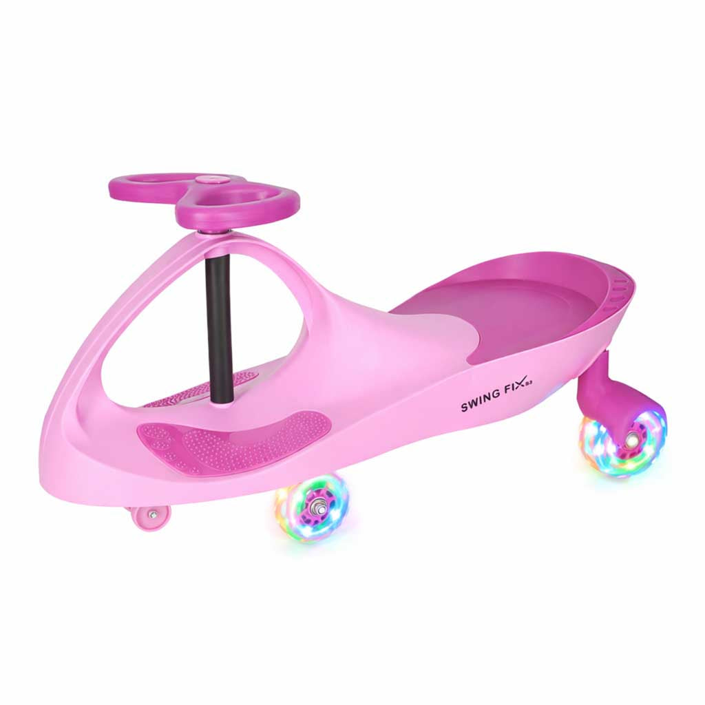 Gravity ride lysende LED-hjul i lyserød