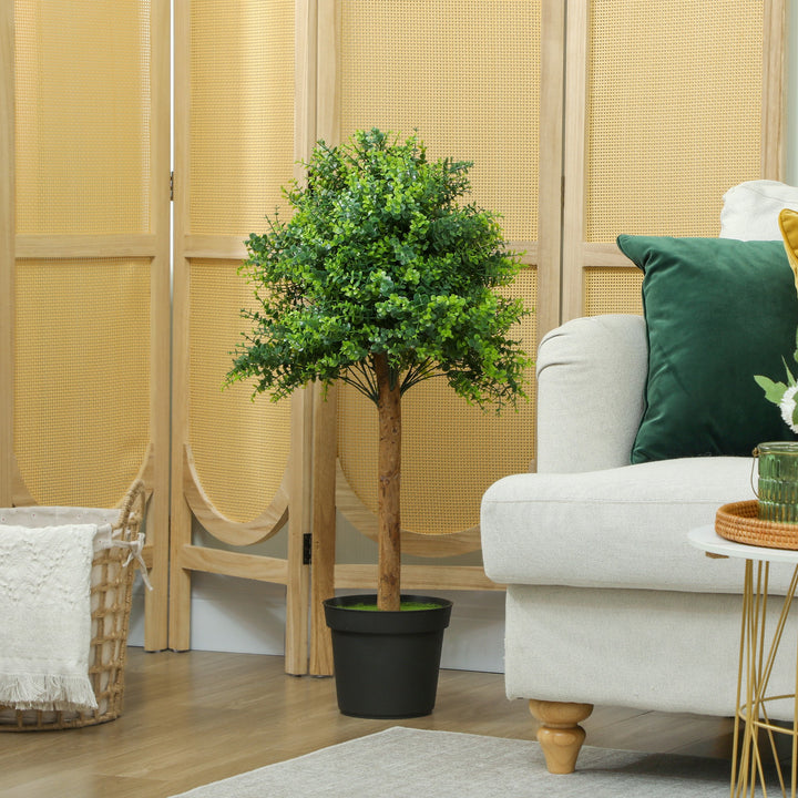 Kunstig buksbom 90cm kunstig plante, plastik kunstige planter i potte til stue