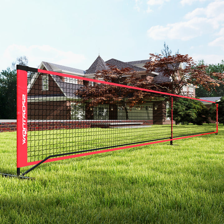 Bærbart sæt med pickleballnet, 6,7 m pickleballsystem med net