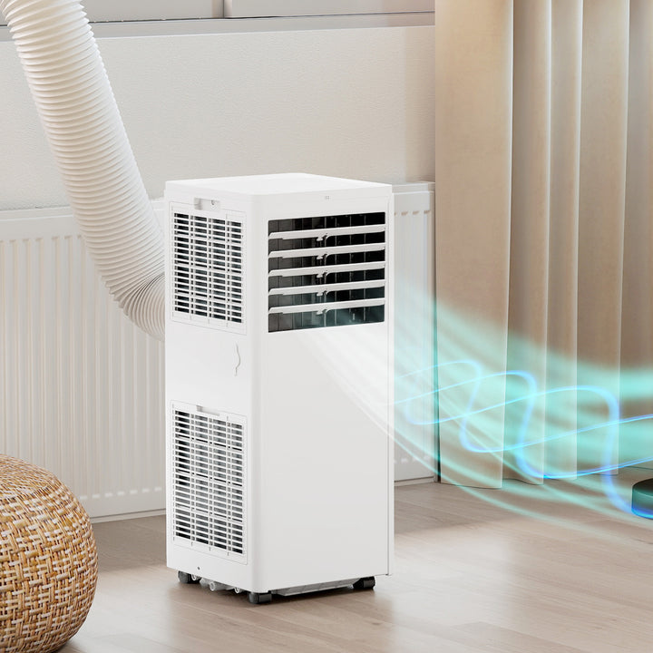 Bærbart klimaanlæg 9000 BTU, 4-i-1 med køling, affugter, ventilator, dvaletilstand
