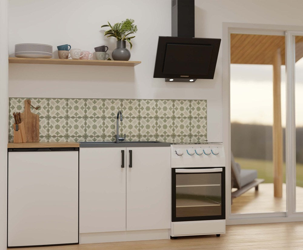 Køkkenskab/underskab til vask, Bredde: 80 cm Dybde: 45,5 cm Højde: 82 cm, hvid