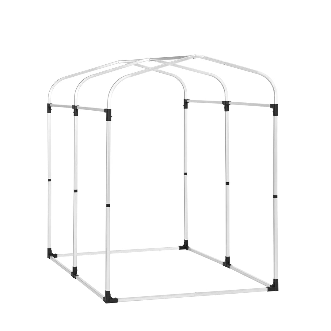 Robust og vejrbestandig cykel- og havegarage, grå,  120 x 163 x 176 cm