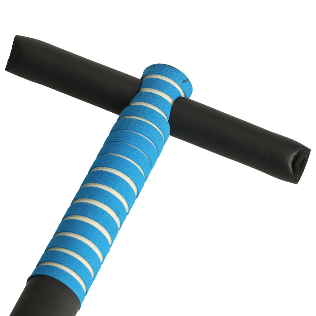 Justerbar pogo jumpingstang blå