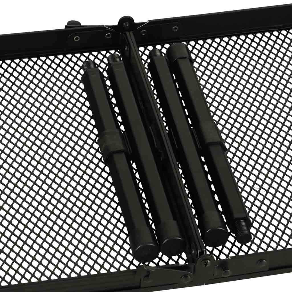 LUARO rejsebord camping catering klapbord 80 x 40 x 66 x 37 cm