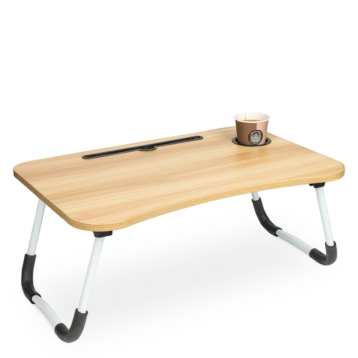 Sammenklappeligt laptopbord til sengebord