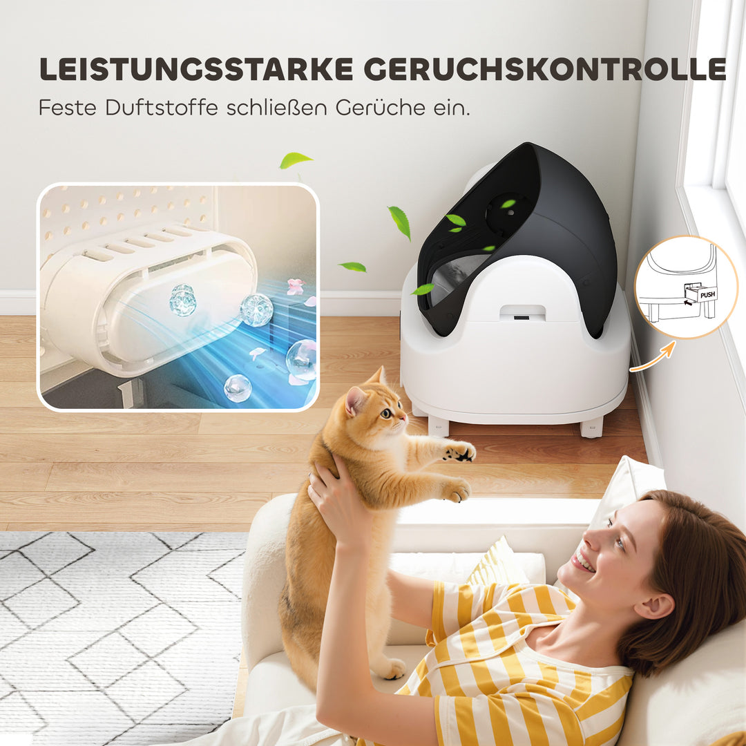 Selvrensende kattebakke, 42,7 l, til katte 1-5 kg