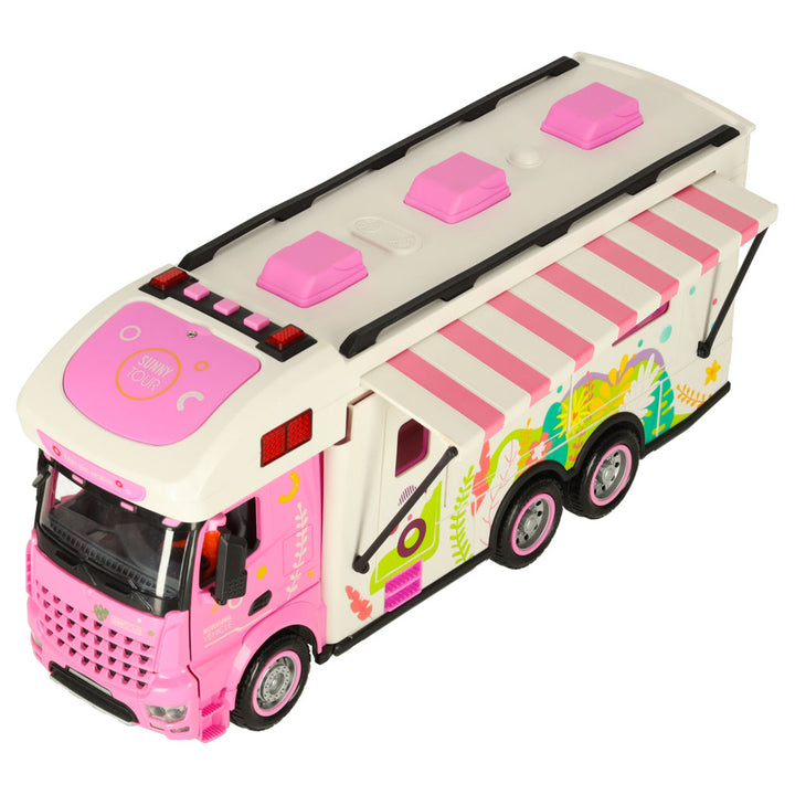 Fjernbetjent campingvogn autocamper bil 2.4GHz lyde lys tilbehør pink