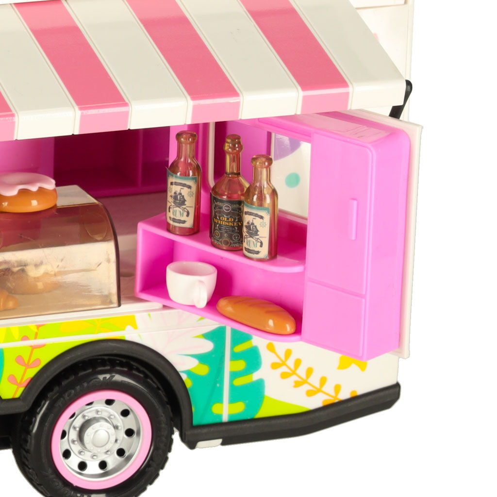 Fjernbetjent campingvogn autocamper bil 2.4GHz lyde lys tilbehør pink