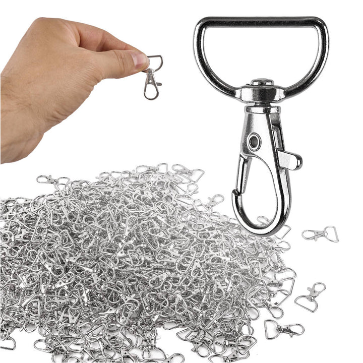 Metalkarabinhage fisk 500 stk.