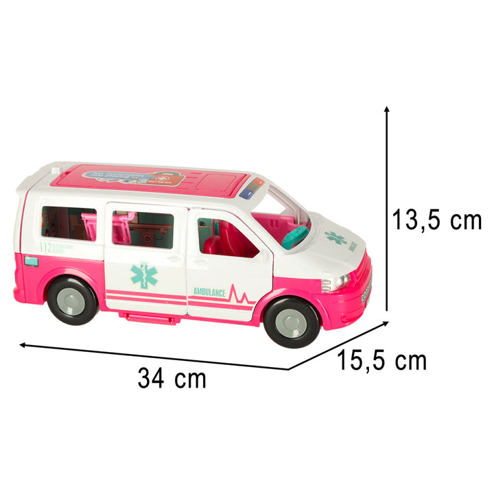 Tilbehør til ambulancemobil hospitalsdukker