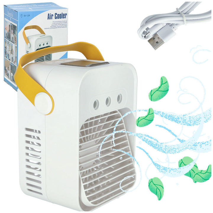 Aircondition-blæser, luftfugter, sølv