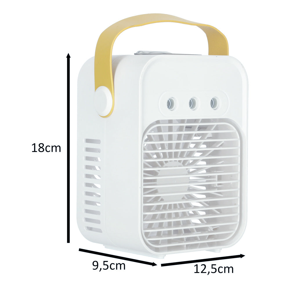 Aircondition-blæser, luftfugter, sølv