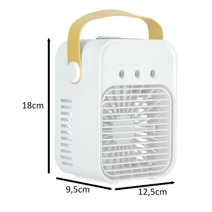 Aircondition-blæser, luftfugter, sølv
