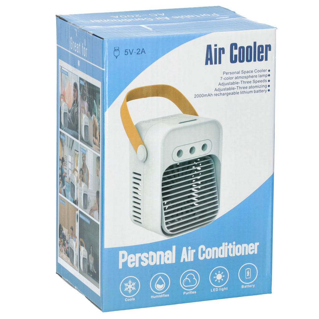 Aircondition-blæser, luftfugter, sølv