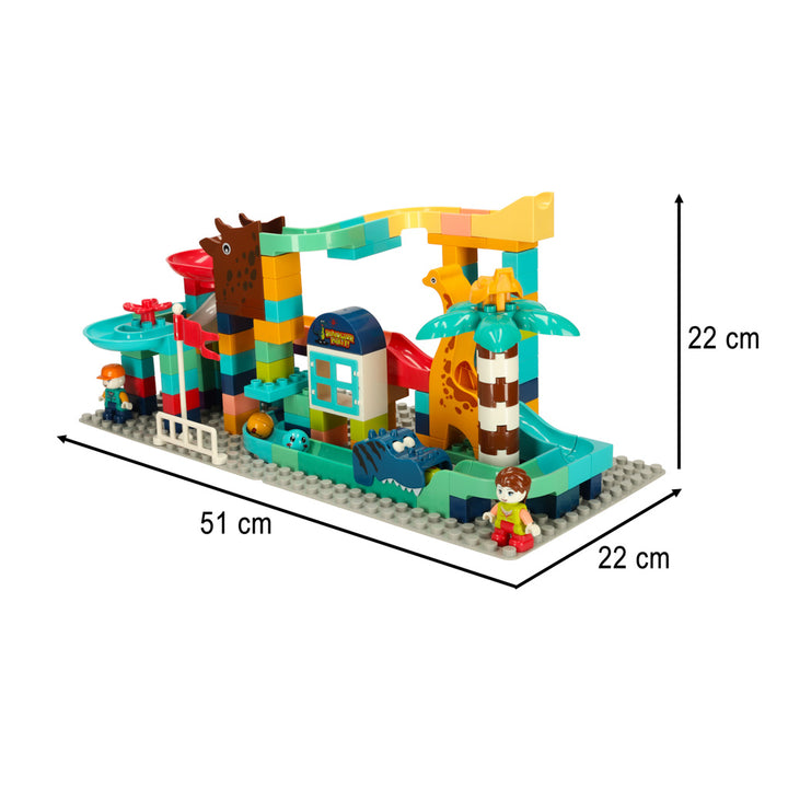 Kreative klodser boldbane dinosaurpark 147 stk.