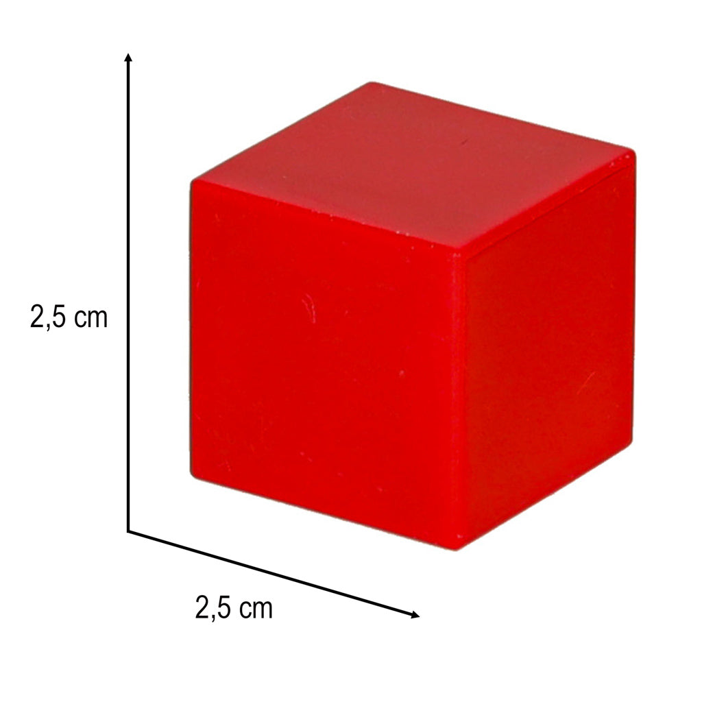 Kube pædagogiske magnetiske byggeklodser 64 el.