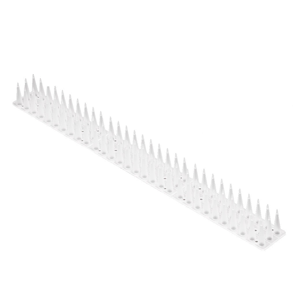 Duespidser, fugleafskrækkende plastik, tæt hvid, 8 el. 43 cm