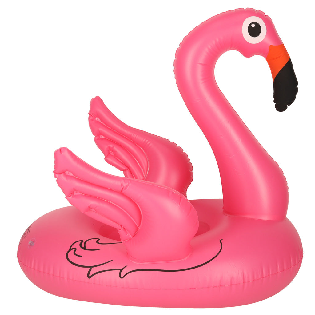 Oppusteligt pontonhjul til børneflamingoer