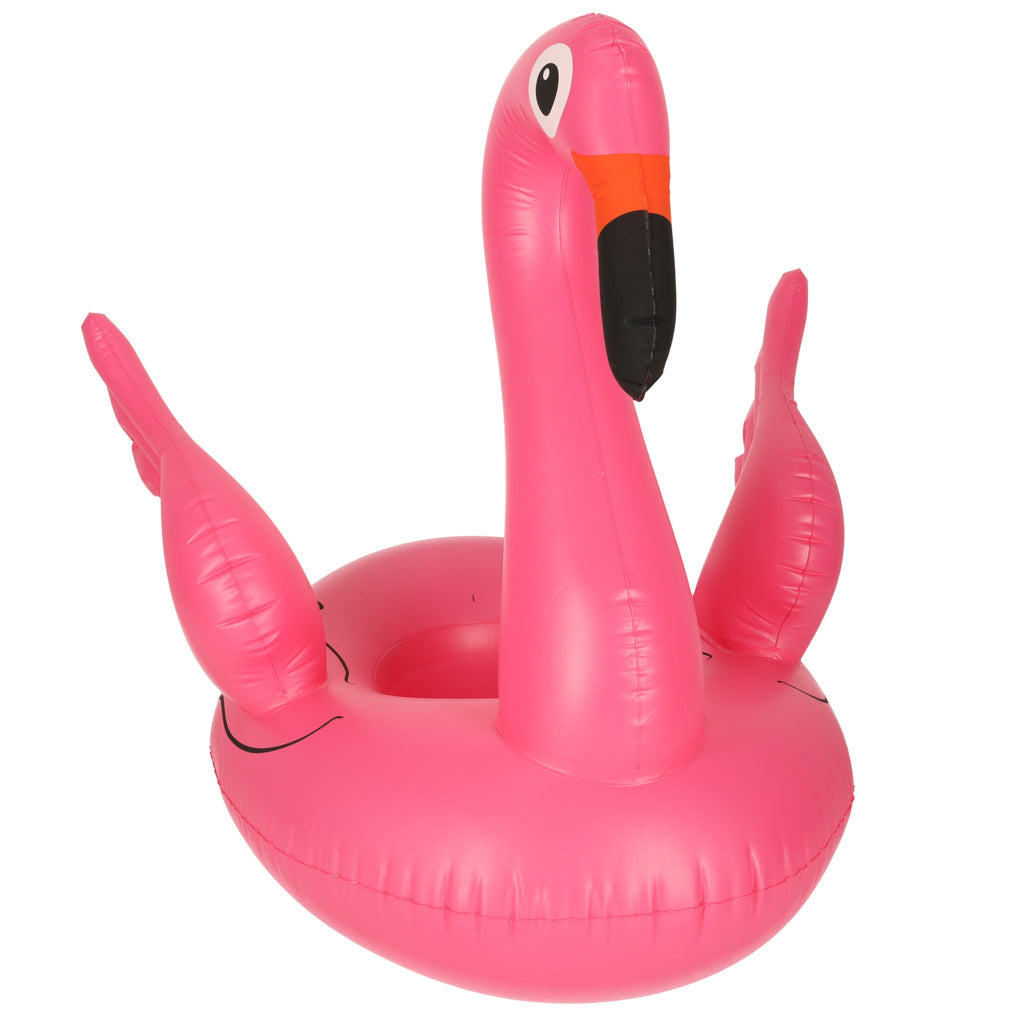 Oppusteligt pontonhjul til børneflamingoer