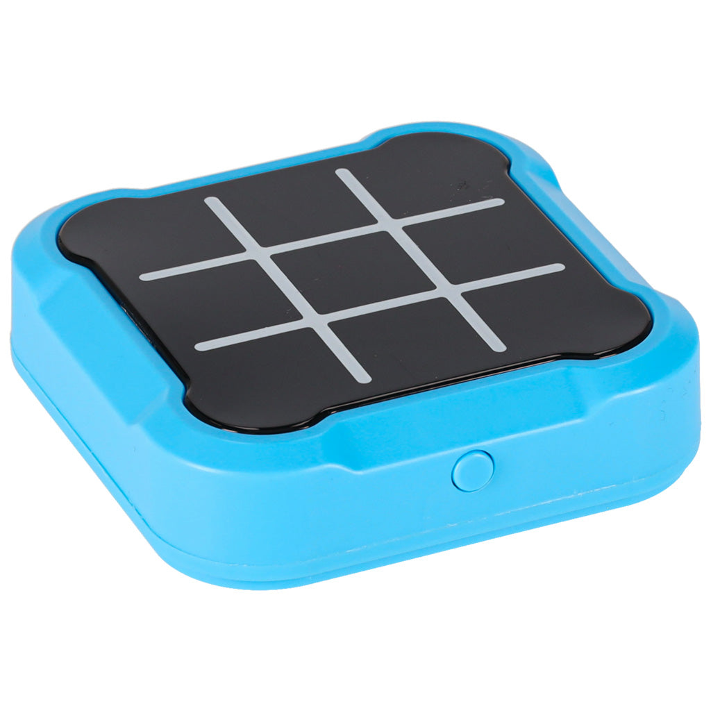 Circle cross cross elektronisk puslespil tic tac toe bærbar konsol blå