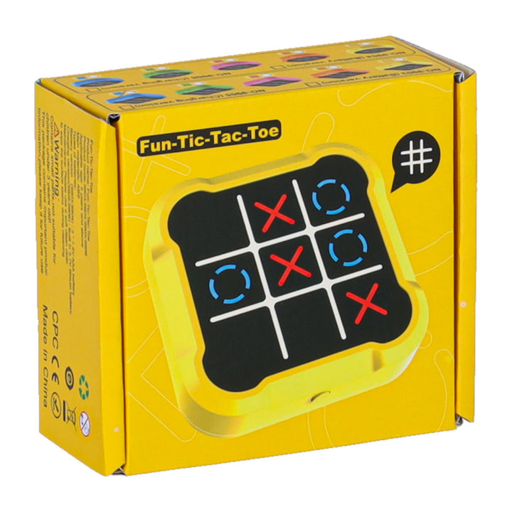 Circle cross cross elektronisk puslespil tic tac toe bærbar konsol blå