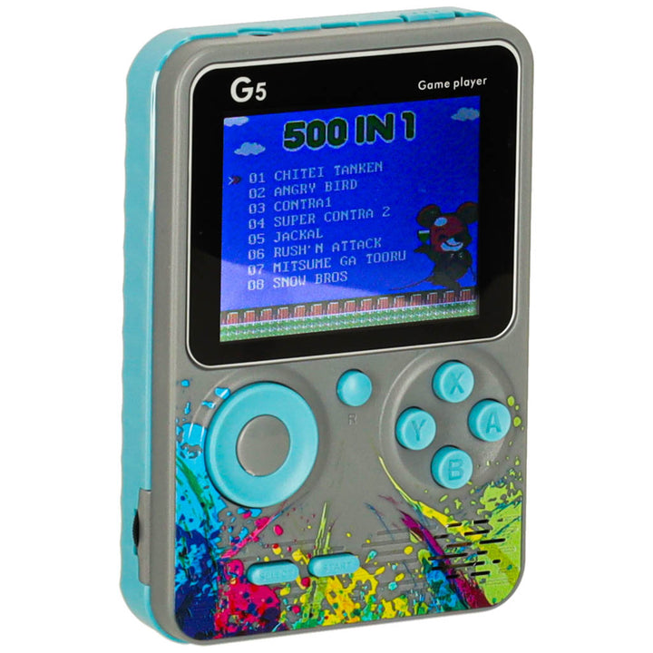 Retro mini bærbar spillekonsol