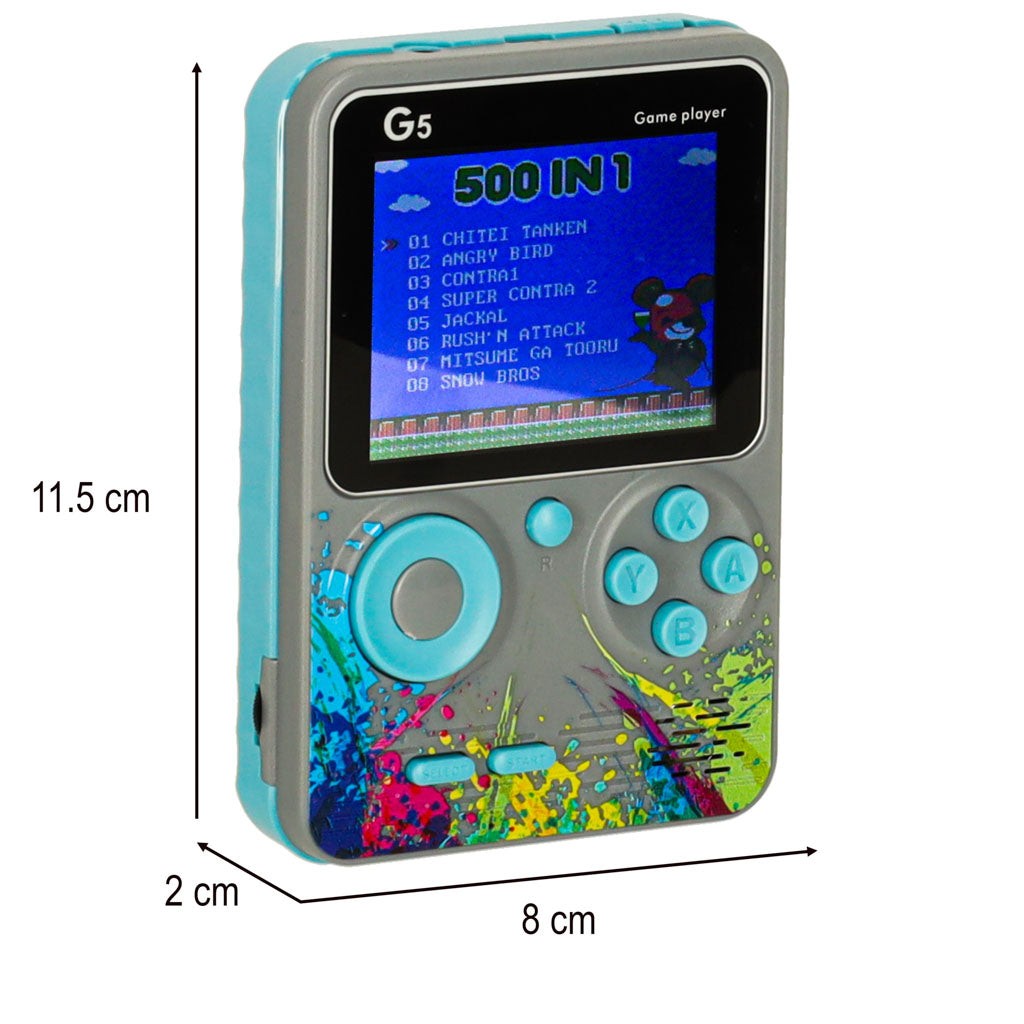 Retro mini bærbar spillekonsol
