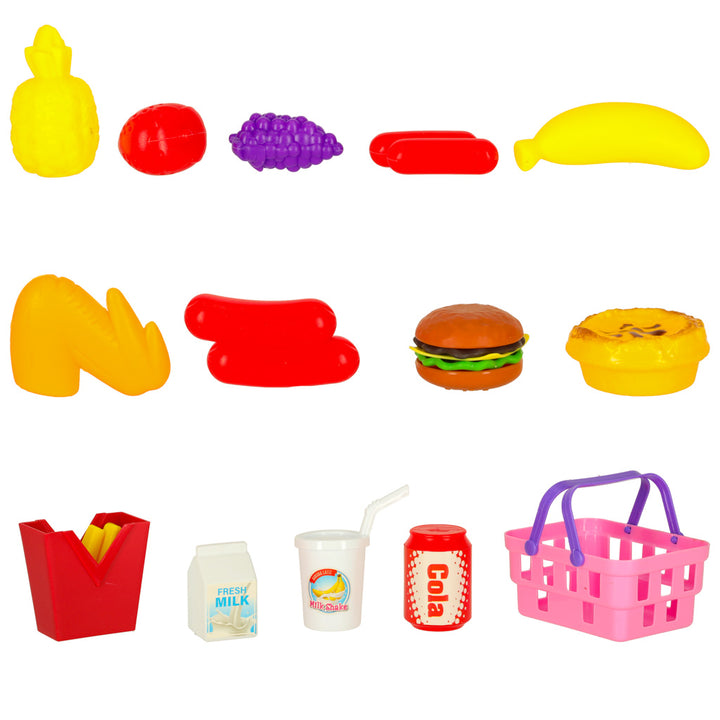Picnickurv fastfood pizza burger madforsyninger picnic snacks
