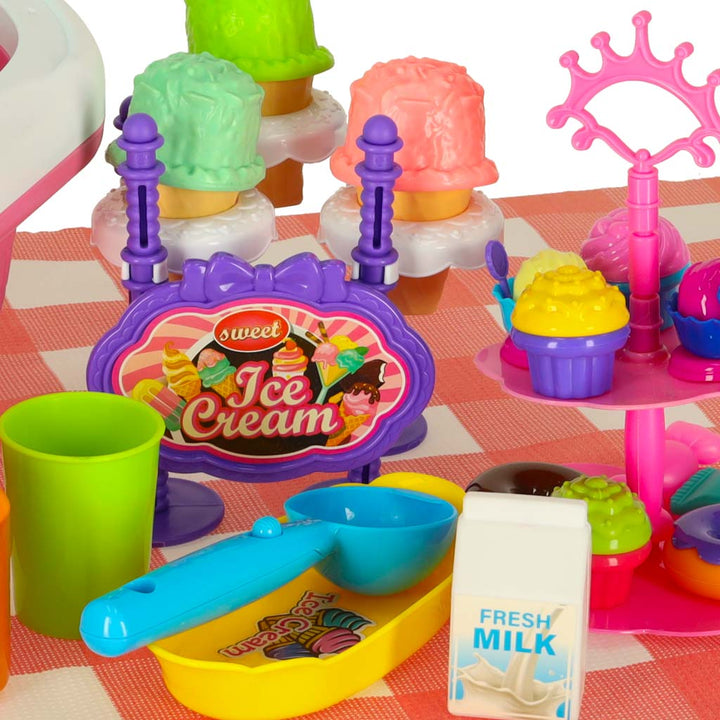 Picnickurv isbutik desserter mad forplejning snacks til picnic