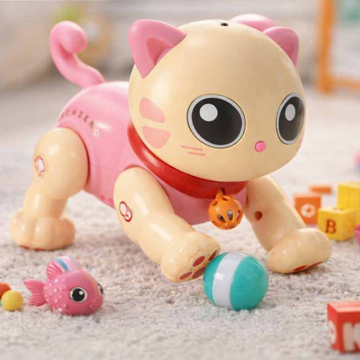 Interaktiv kat fjernbetjent RC robot hopper synger