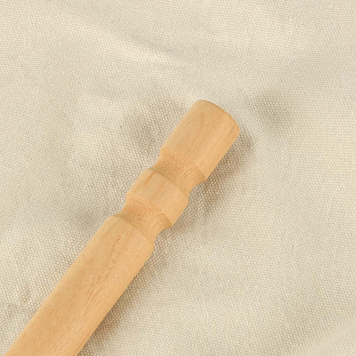 Brasiliansk stol med fodstøtte, hængegynge 130 cm beige