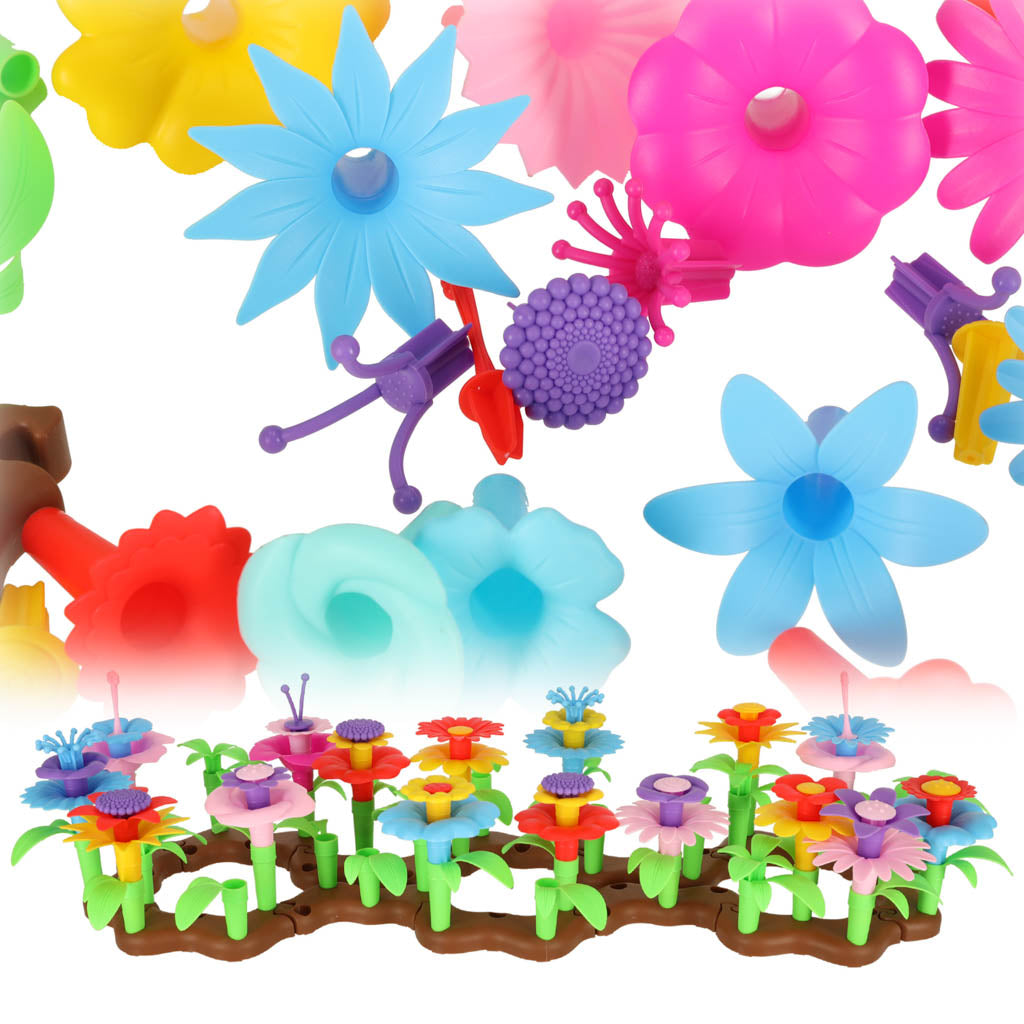 Blomster kreative klodser blomsterhave 104 brikker