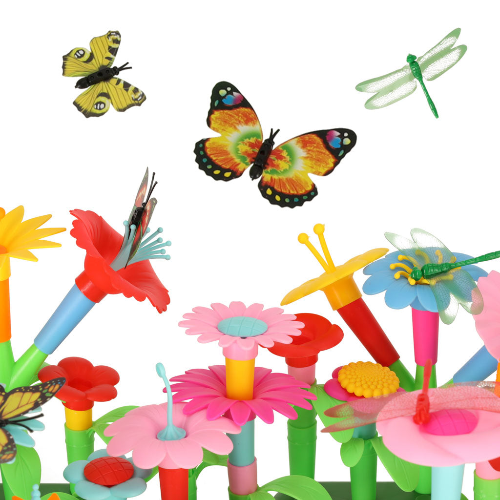 Blomster kreative blokke blomsterhave 175 elementer