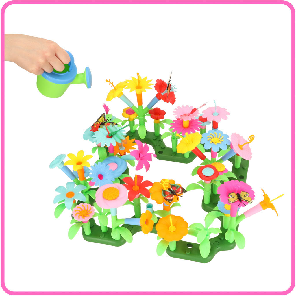 Blomster kreative blokke blomsterhave 175 elementer