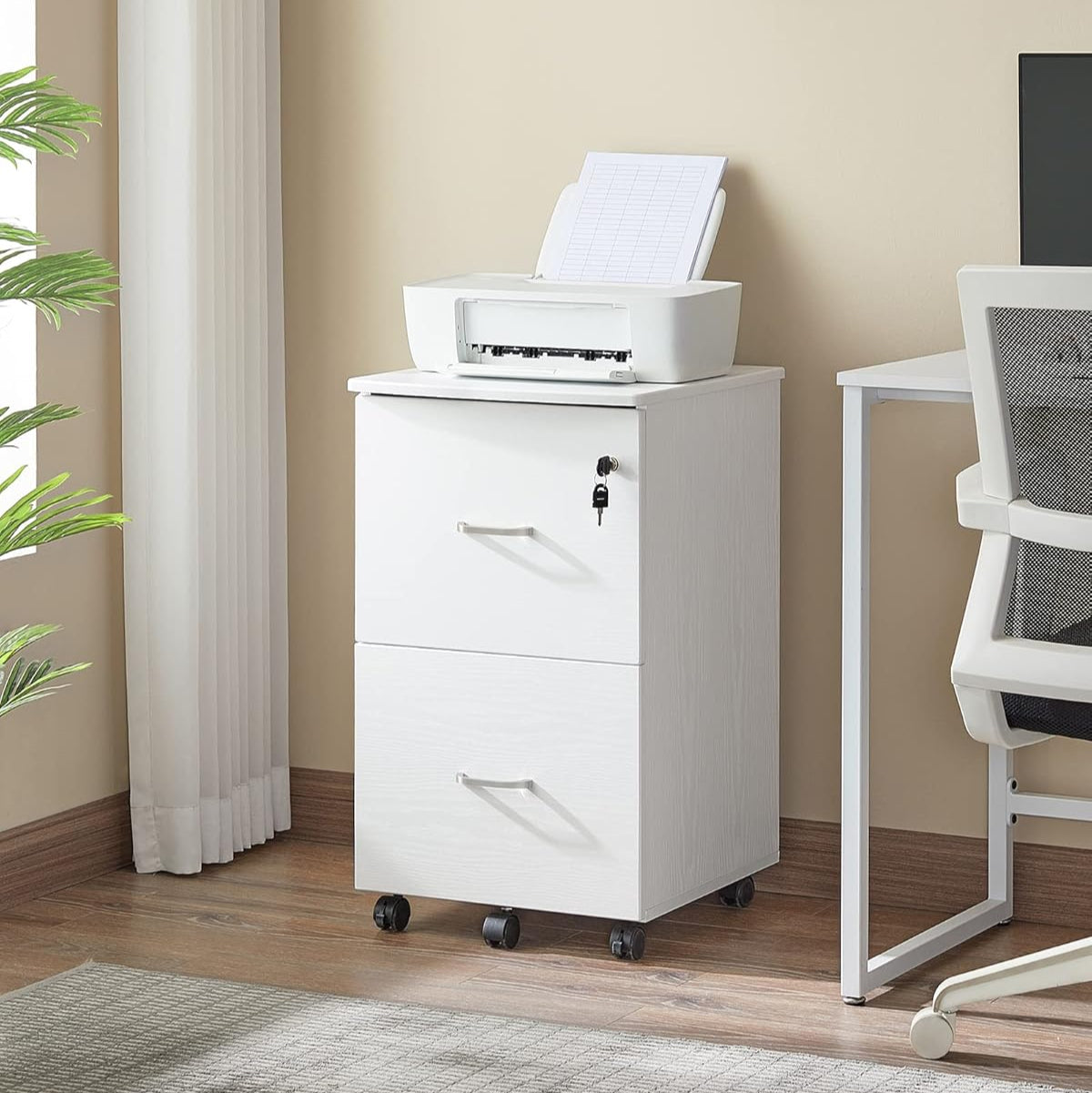 Mobilt arkivskab med skuffer