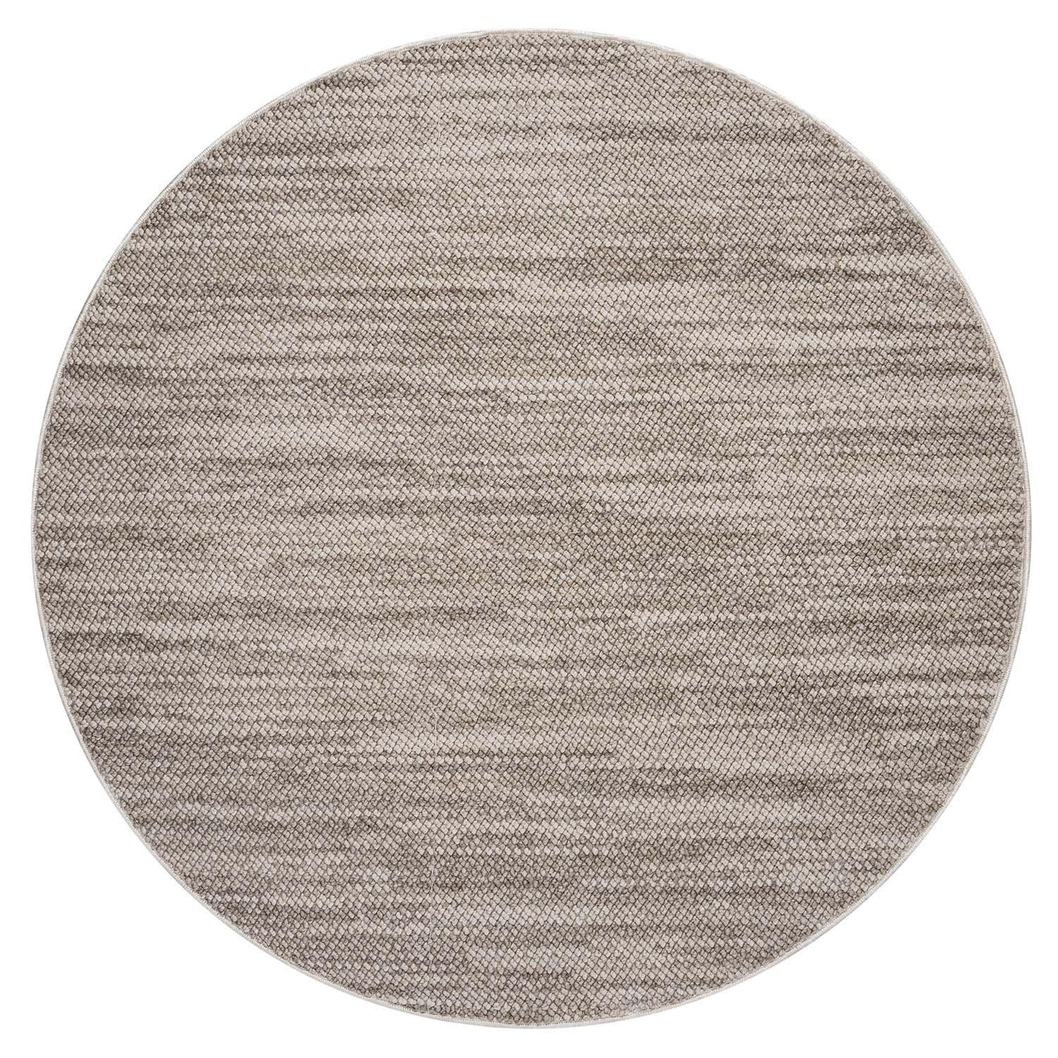 Tæppe Lindo 8843 Taupe 120X120cm Rund