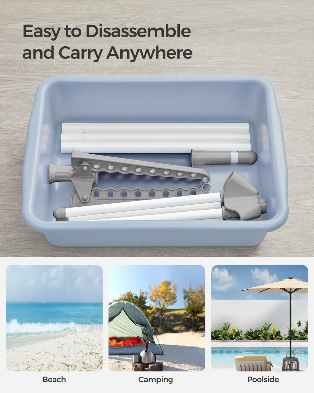 Foldbart 360° tørrestativ i rustfrit stål – pladsbesparende design